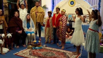 Christmas Nativity Play by Sunday School Children