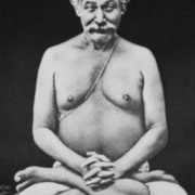 Lahiri Mahasaya in Lotus Pose