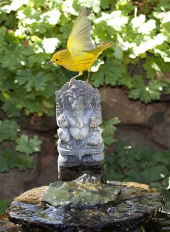 Bird with Ganesh Statue